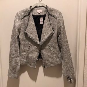 Loft tweed Moto jacket/blazer